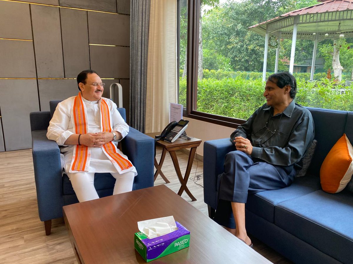 sureshpprabhu's tweet image. Warm birthday wishes to Shri J.P. Nadda ji @JPNadda, Union Cabinet Minister and National President of the Bharatiya Janata Party.
Wishing him good health, long life, and continued success in his service to the nation.