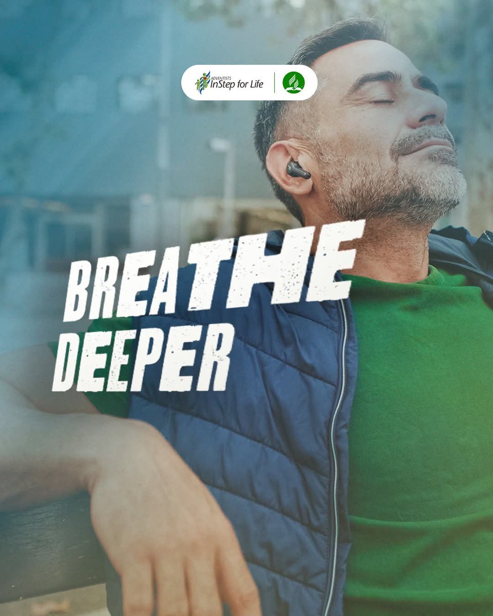 Godwakeupcall's tweet photo. Your breath is a gift from God—slow down and appreciate it.
Take a few minutes today for deep breathing or a quiet pause.
Moments of calm strengthen your mind, ease stress, and help you stay present for what matters.
#InStepForLife #FaithAndWellness ##InStepForLife https://t.co/TEPkd8rL9f