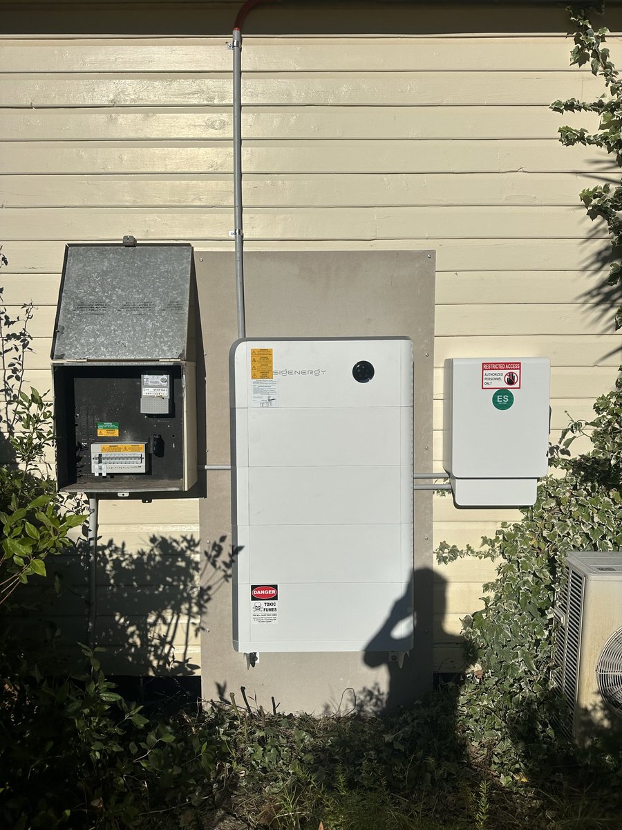 No one tell my local member, but we just got a solar battery system installed