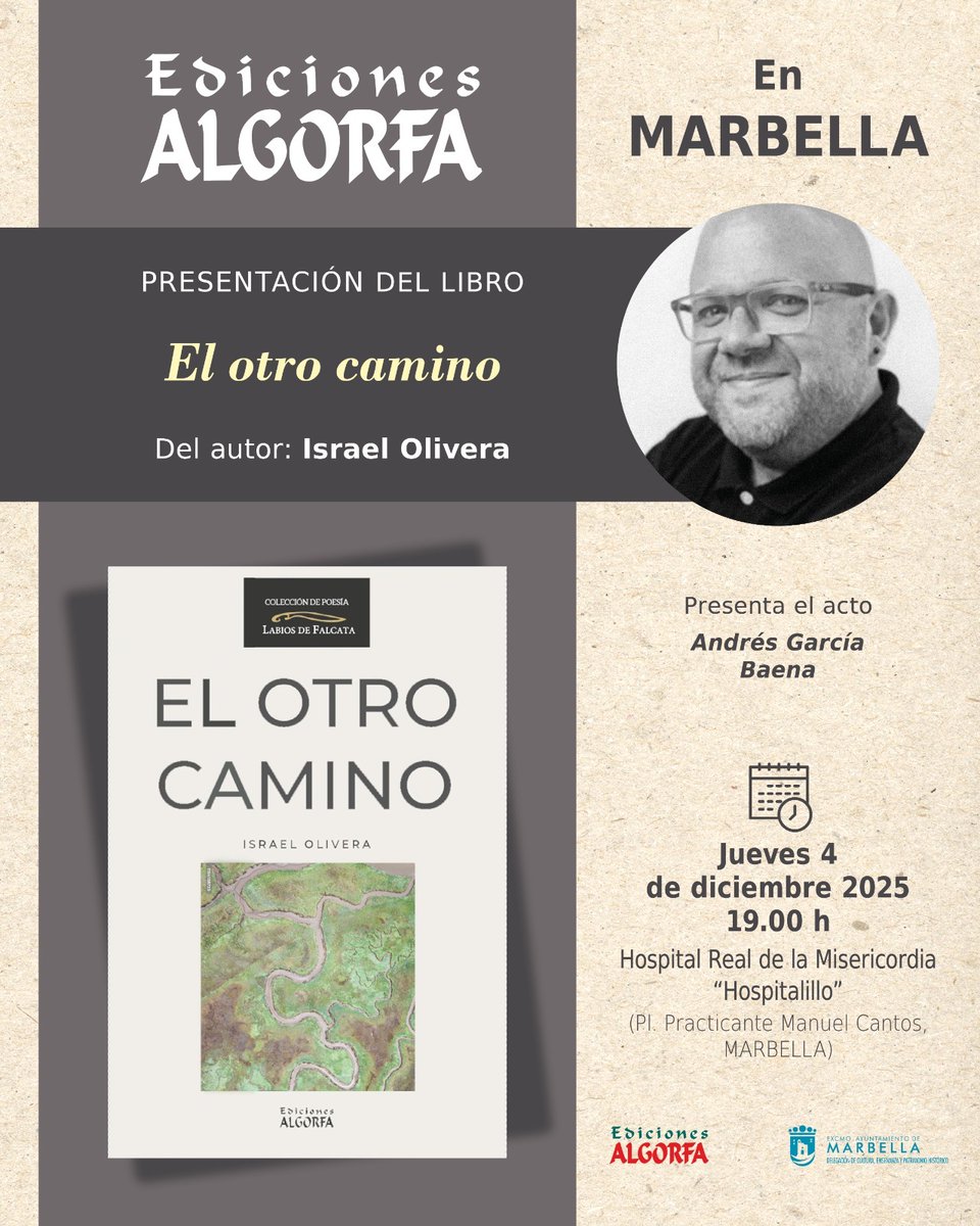 edALGORFA's tweet image. Un poemario muy serio de un periodista muy clarividente.
Ven con nosotros.