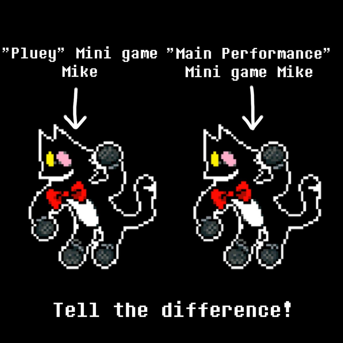 MainPerformance's tweet image. * (Tell the difference!)