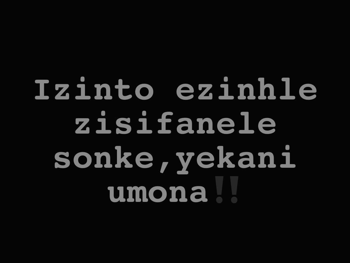 Niyezwa nonke, shabhuke. 🫡
