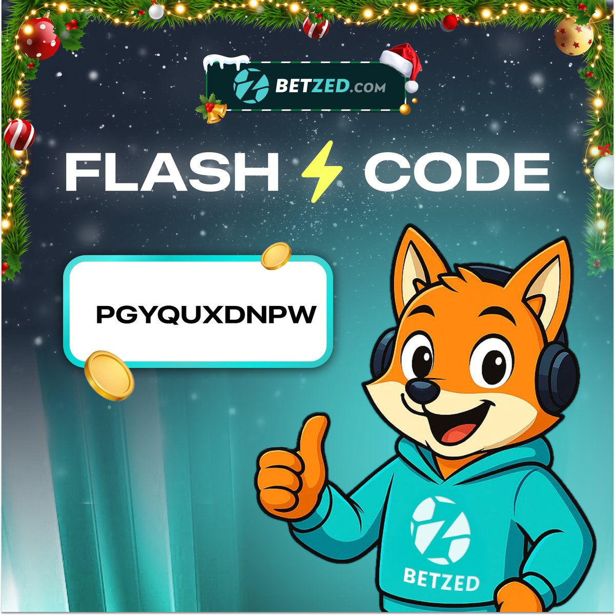 BetzedCom's tweet image. 🎁 FLASH DROP
Got something for the active players today 
Code is ready below — first come, first serve.

Code: PGYQUXDNPW

If you&apos;re here, just leave your UID 
Let’s keep the reels spinning 
(Reward details in pinned comment)