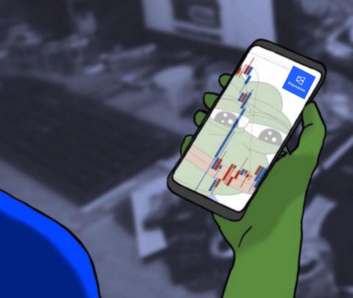 bitdevhunter's tweet image. Me watching the last of my hopium get liquidated on Polymarket

@Polymarket