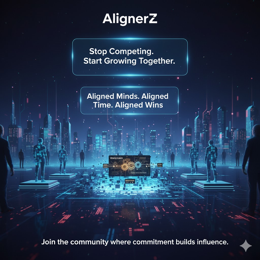 The aligned community grows stronger together.
<a href="/wallchain/">Wallchain Quacks</a> <a href="/Alignerz_/">AlignerZ.bid</a>

Because on AlignerZ, alignment is not just a rule 
it’s the bond that turns individual believers into a real force.

When people lock with purpose,
hold their ground through every phase
and share the same