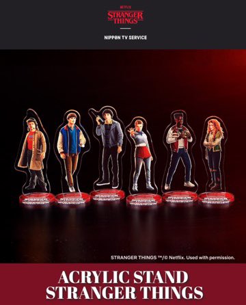 ストレンジャーシングス アクリルスタンド 15個セット A:DEMOGORGON FAN CLUB】Netflixシリーズ「ストレンジャー・シングス