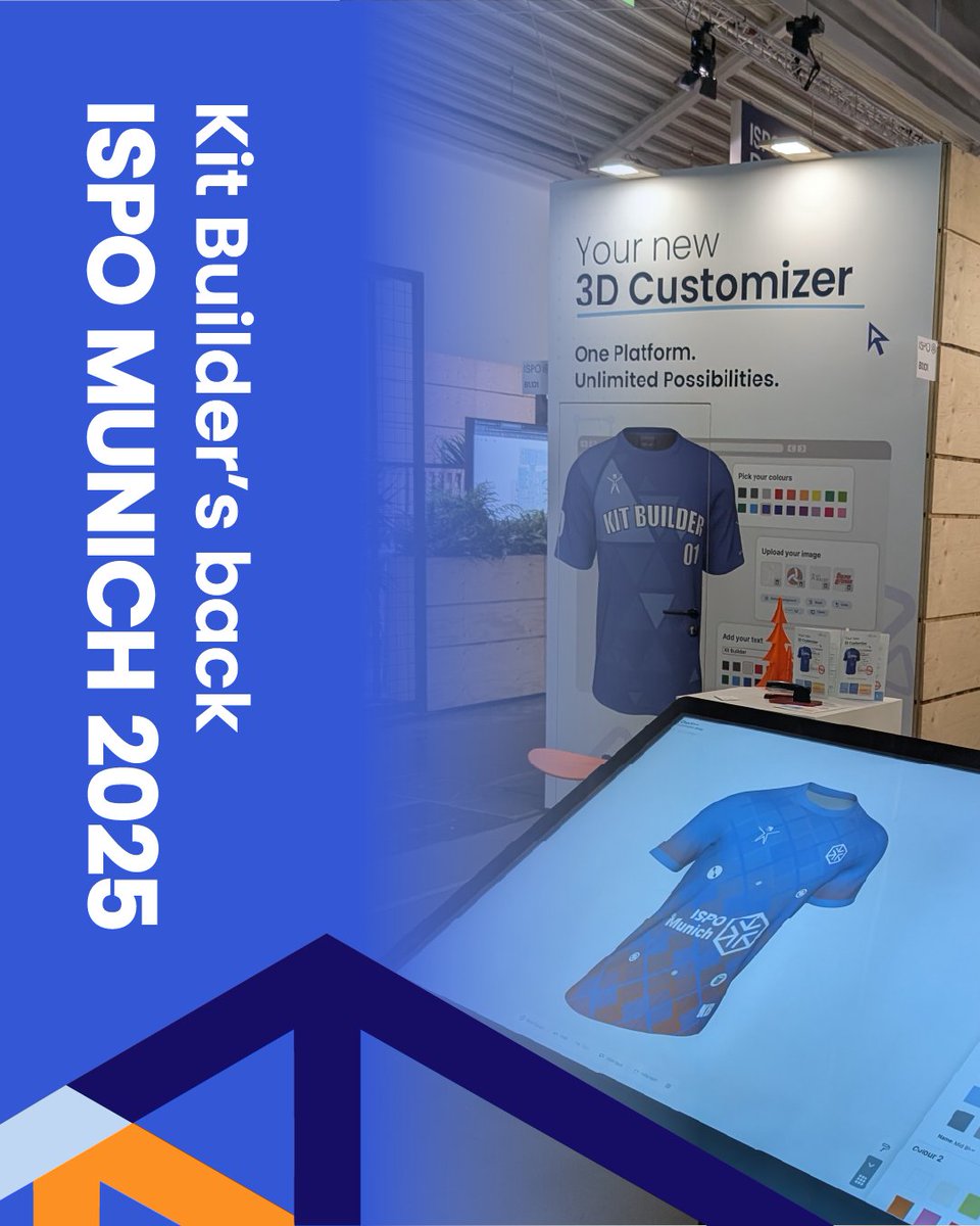 3DKitBuilder's tweet image. The final day of #ISPOMunich 2025 has kicked off.

Don't forget to stop by our booth at B1-101 to see what we have in store!

kitbuilder.com

#kitbuilder #productcustomizer #productcustomization #teamwear #teamkit #ispo #ISPO2025 #ispo2025 #ispo2025munich