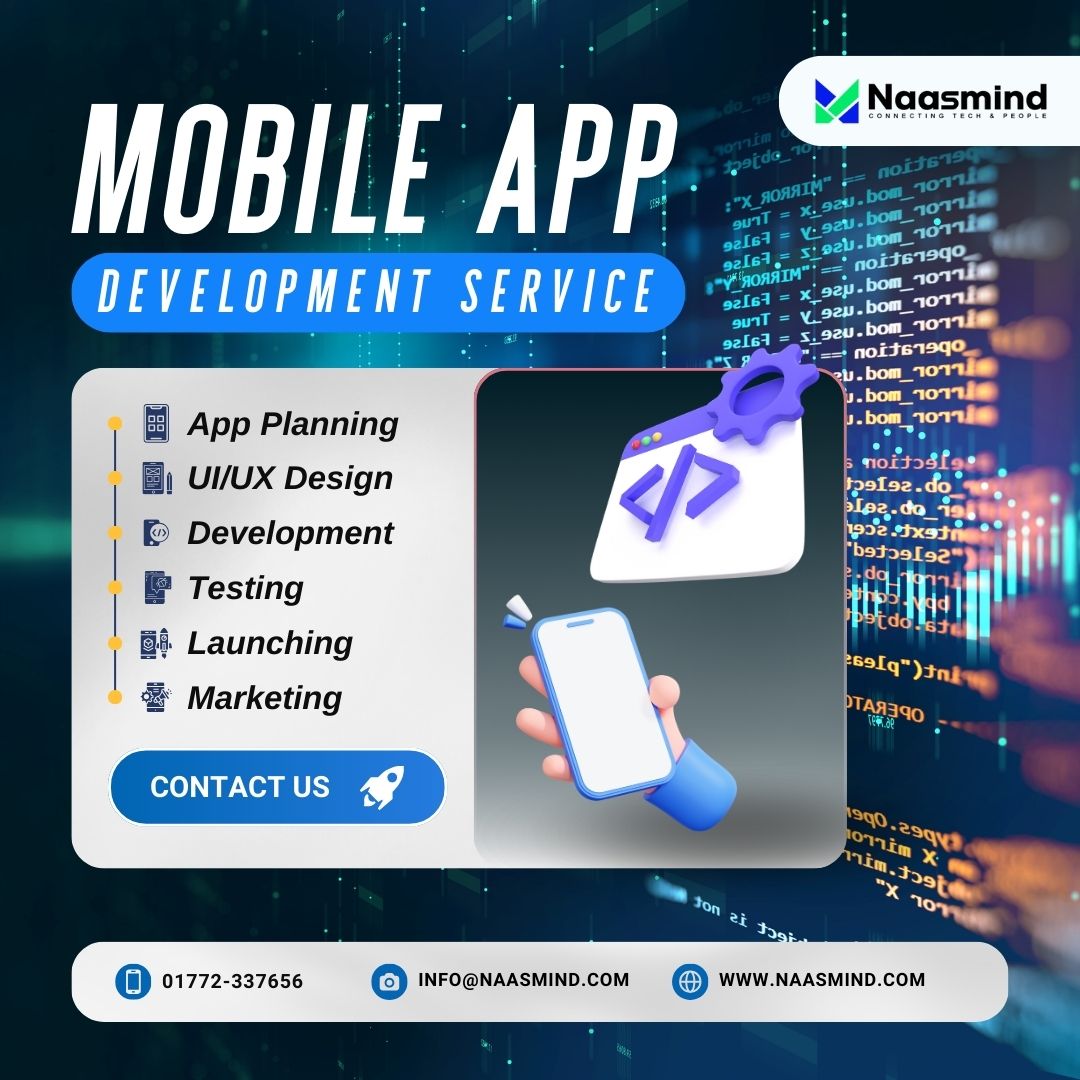 Naasmindltd's tweet image. Purpose-driven mobile apps crafted for stronger user engagement and brand visibility. Smart planning, clean design, and guided deployment—built to support your business goals.

#AppDevelopment #UIUX #TechSolutions #DigitalProducts #Naasmind