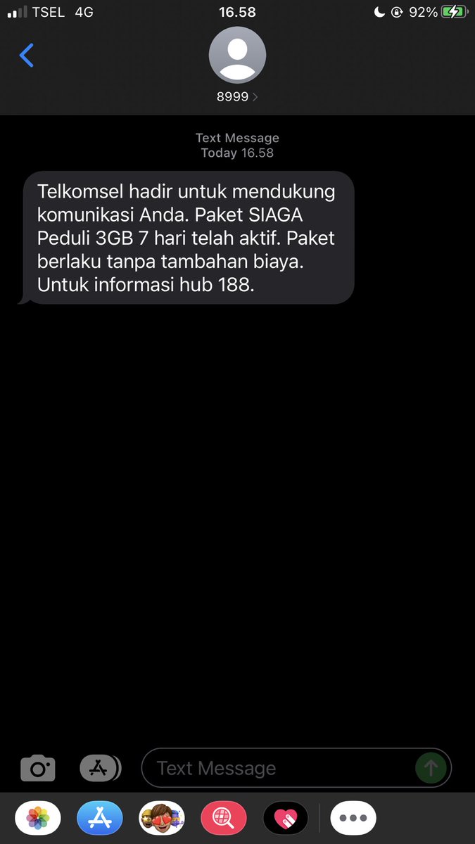 fleurnpetals's tweet image. [HELP RT‼️]

PAKET GRATIS DARI TELKOMSEL

Untuk daerah yang terkena dampak banjir, ada paket gratis dari telkomsel (pengguna by.U juga bisa).

*888*20#

Bisa pilih mau kuota internet, telpon, atau sms dan berlaku selama 7 hari.