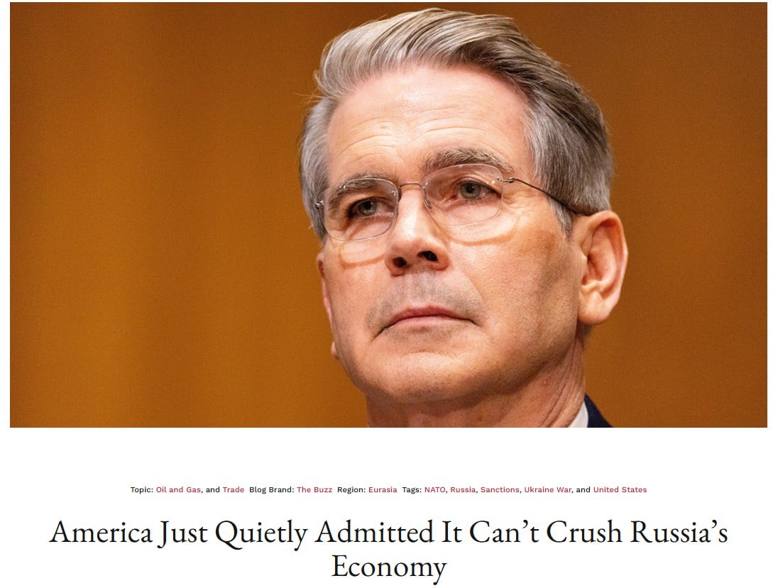 #UkraineRussiaWar #Pokrovsk #Kupyansk #Toretsk #Sumy #Dobropolye #Vovchansk

 The US quietly admitted that it cannot destroy the Russian economy, — National Interest

 The US and Europe are finally waking up to the tragic reality: their support for Ukraine will not be enough to