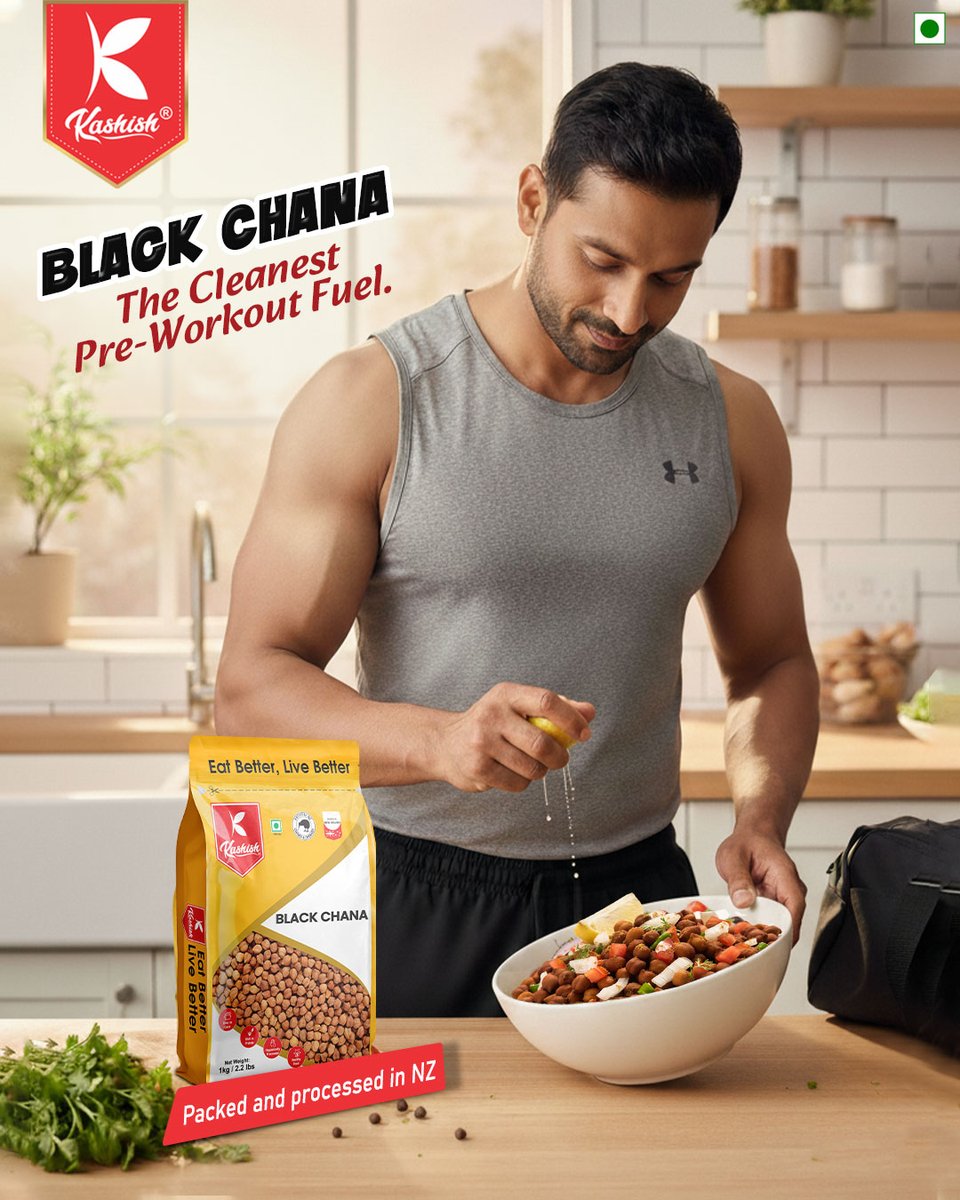 Fuel Your Fitness Journey the Clean Way!

Meet your new secret weapon: Kashish Black Chana! 💪

Packed and processed in NZ 🇳🇿, our Black Chana is The Cleanest Pre-Workout Fuel. High in protein and fiber, it gives you sustained energy without the crash.