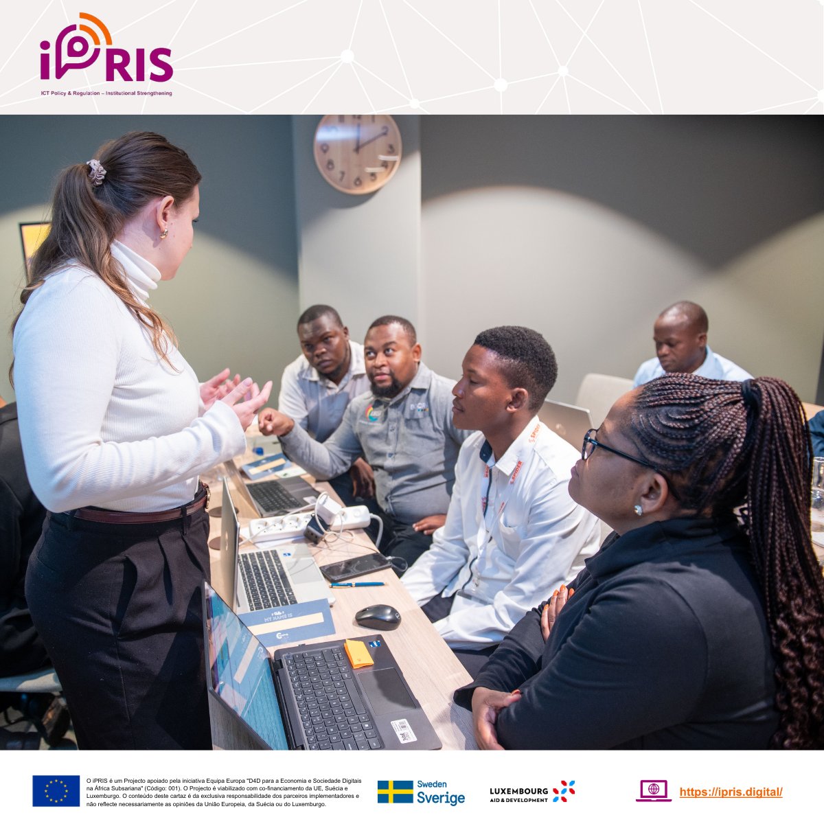 iPRIS_digital's tweet photo. 2 ª Semana em Estocolmo Destaques!
A segunda semana do ciclo iPRIS para a sétima turma aprofundou a colaboração entre os Reguladores Nacionais de Telecomunicações africanos e os Parceiros europeus, à medida que os participantes avançaram com as suas Iniciativas de Mudança.
#iPRIS https://t.co/oGa1IAbanK