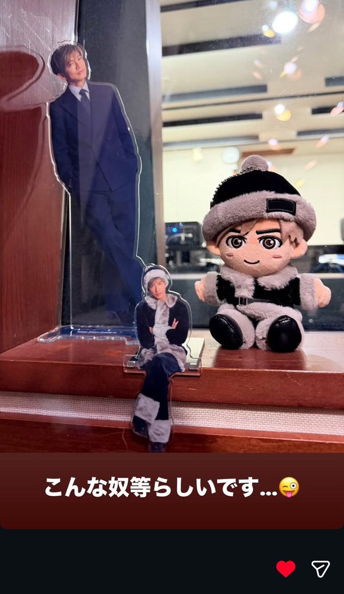 木村拓哉Instagramストーリーズ キャ〜ブラックサンタだわ