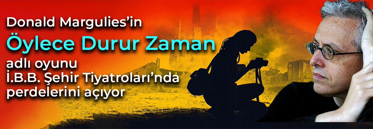 Yazar hakları ajansımız aracılığıyla sağlanan Pulitzer ödüllü Donald Margulies'in "Öylece Durur Zaman" adlı oyunu 10 Aralık'ta İstanbul Şehir Tiyatroları'nın (<a href="/sehir_tiyatrosu/">Şehrin Tiyatrosu</a>) Müze Gazhane Prof. Dr. Sevda Şener Sahnesi'nde perdelerini açıyor : onkajans.com/oylece-durur-z…
