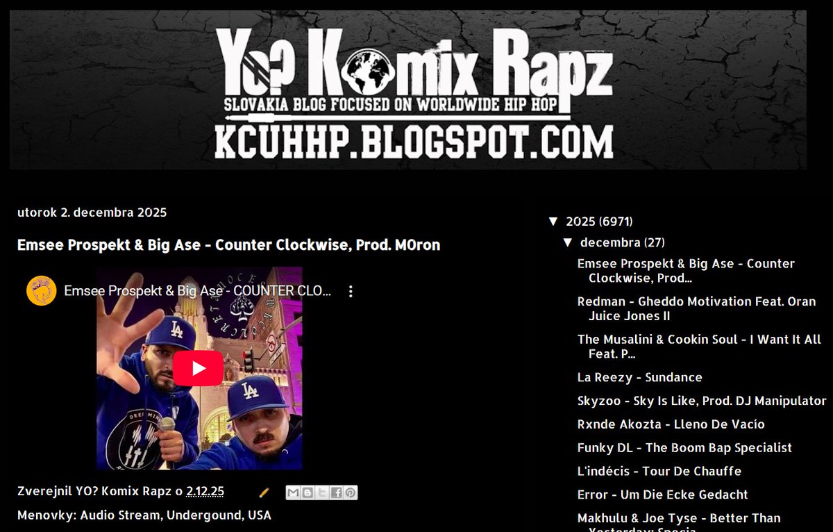 New Audio
Emsee Prospekt &amp; Big Ase - Counter Clockwise, Prod. M0ron
kcuhhp.blogspot.com/2025/12/emsee-…