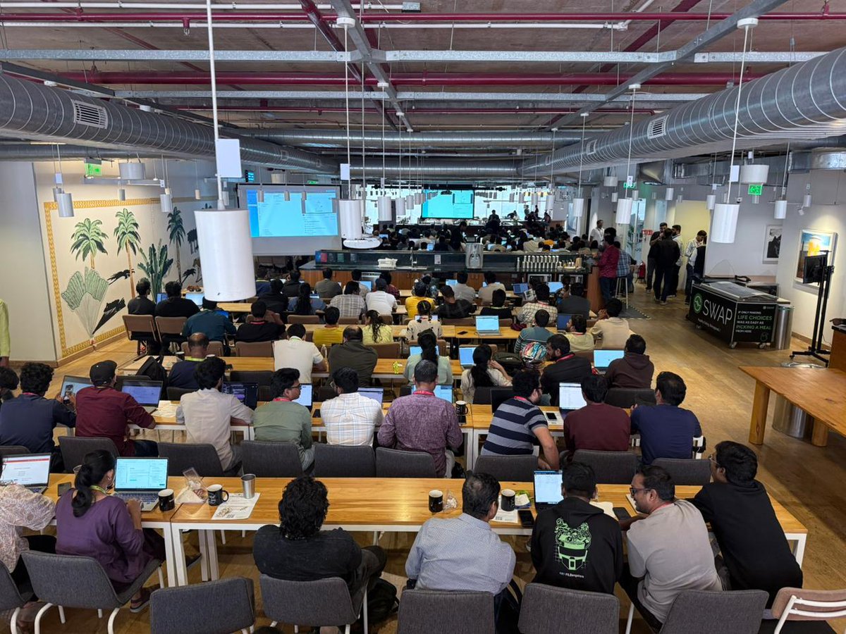 browserstack's tweet image. What. A. Day. 🔥
Our first-ever #DeveloperDay in Hyderabad was a full house — buzzing with curiosity, nonstop questions, standout sessions, and conversations that reminded us why this community is so special.

Testers and developers brought serious energy to the Testathon,…