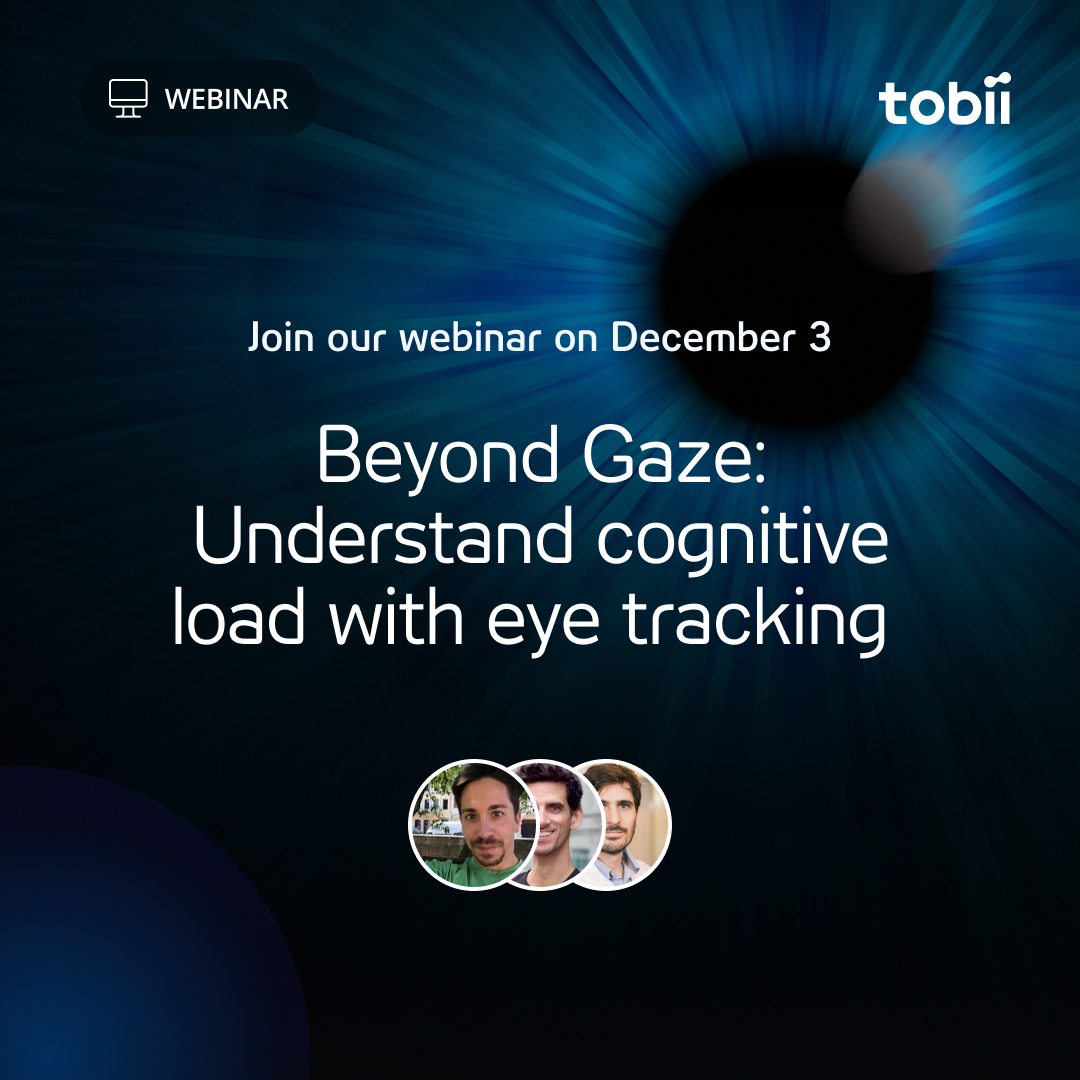 TobiiTechnology's tweet image. ⏰ Last chance to register — webinar tomorrow!

Join Dr. Orti, Dr. Gollan &amp;amp; Dr. Schneider as they discuss measuring cognitive load with eye tracking.

🔗 go.tobii.com/l/151161/2025-…

#EyeTracking #CognitiveLoad #Tobii