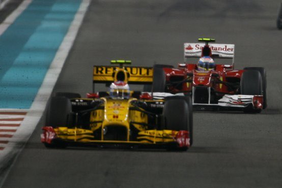 FIAsteward's tweet image. Out of sympathy, Ferrari have offered McLaren access to their advanced strategy tools for the Abu Dhabi GP:

- A cow that sits down when it rains
- An octopus randomly picking pit laps from boxes
- Enzo Ferrari’s lucky pants
- A member of Alonso’s 2010 Abu Dhabi GP strategy team