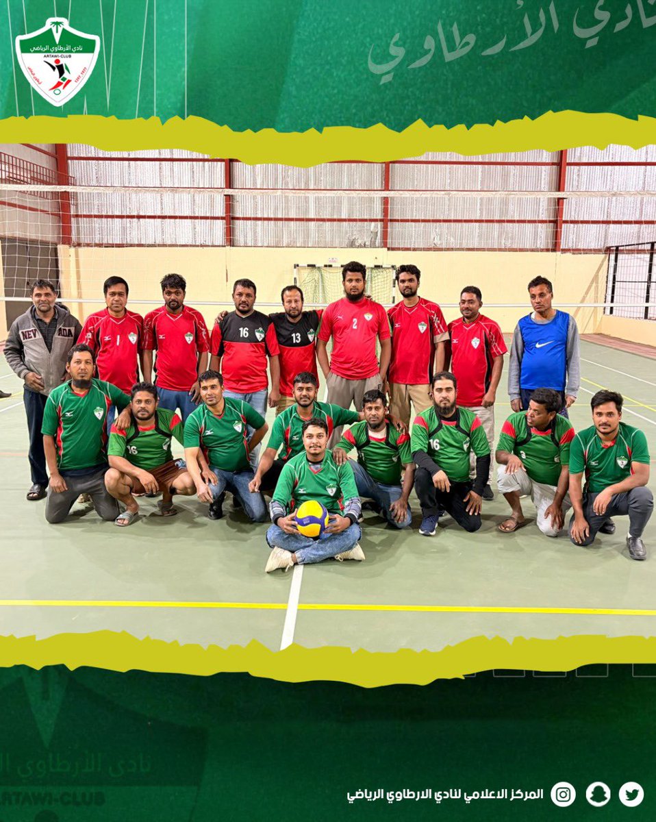 artawi_club's tweet photo. تنفيذًا للاستراتيجية الدولية لنادي الأرطاوي ووفقًا لمعايير الحوكمة للموسم الرياضي 2025–2026، نظّمت إدارة النادي أمس الاثنين الموافق 1 ديسمبر 2025 دوريًا في كرة القدم والكرة الطائرة بين الجاليتين الهندية والبنغالية، وذلك على ملعب نادي الأرطاوي. نشكر جميع المشاركين على حضورهم https://t.co/6t8MnA1AC1