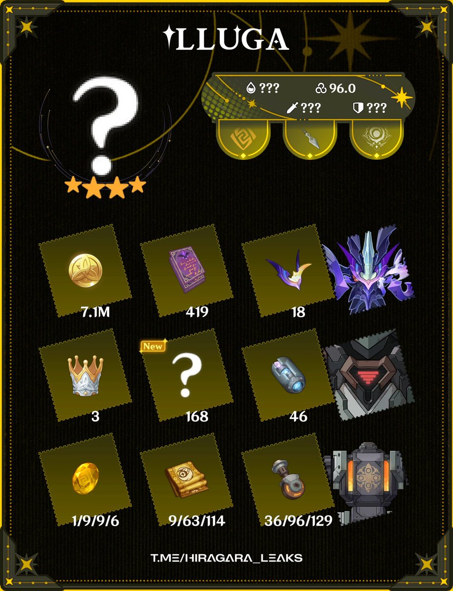 AboutNodKrai's tweet image. COLUMBINA, ZIBAI &amp;amp; ILLUGA ASCENSION MATERIALS 🌙

Via Hiragara
#Nodkrai #GenshinImpact