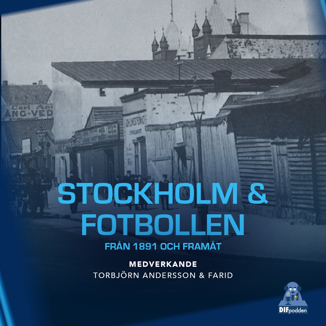 🎙️Nytt avsnitt finns att lyssna på.

Fotbollshistorikern Torbjörn Andersson gästar och vi pratar om Stockholm och Stockholmsfotbollen från 1891 och framåt.

Allt från den första sjungande publiken på Stadion 1913 till krisen mellan 1970-1990.

🎧 Spotify &amp; Patreon