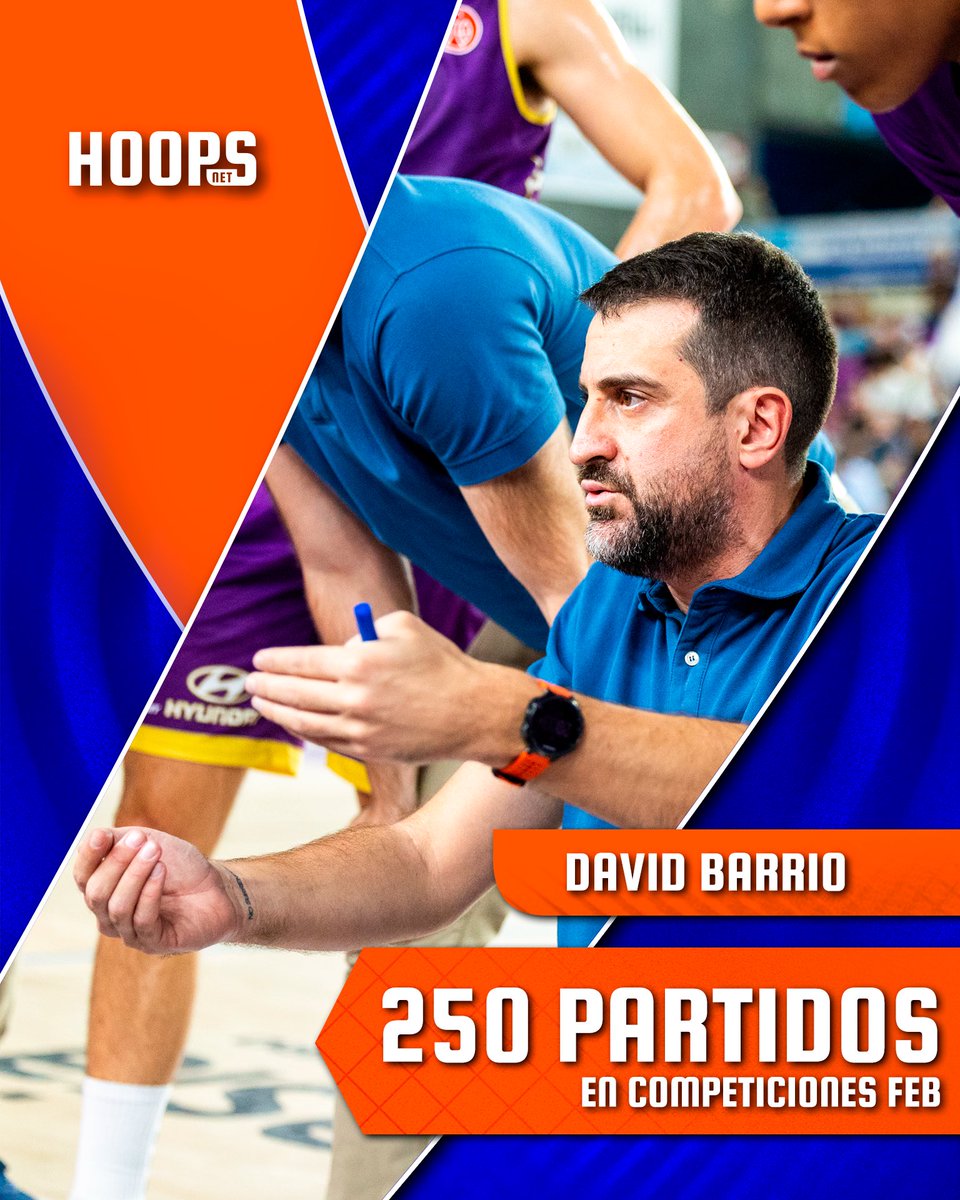 📰ENTRENADORES📰

Nuestro fundador y entrenador David Barrio (<a href="/barrio1985/">David Barrio</a>) ha alcanzado los 250 partidos dirigidos como primer entrenador en Competiciones FEB (<a href="/CompeticionFEB/">CompeticionesFEB</a>).

Estamos muy contentos que alguien de su experiencia represente a HoopsNet.

#HoopsNet