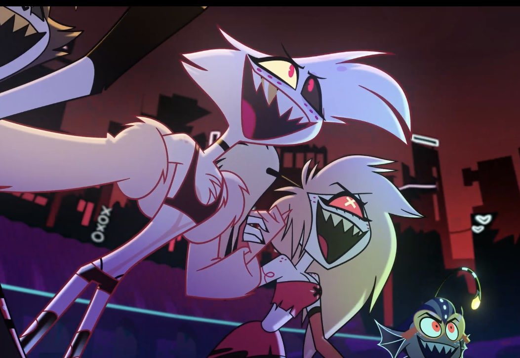 valent11ne's tweet image. NOT a fun fact: Dude probably didn’t even realise what was happening, he was high asf🫩 

#HazbinHotel #HazbinHotelAngel #HazbinHotelAngelDust