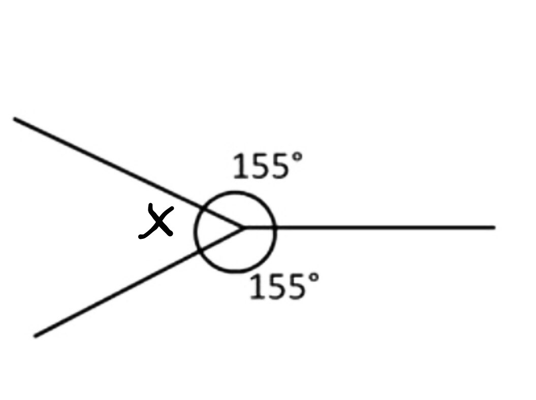 jitendra789789's tweet image. Find angle x?