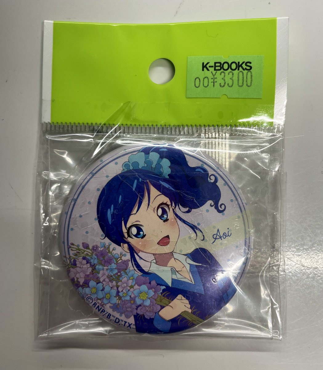 入荷情報】 アイカツ！ Flower缶バッジ 霧矢あおい 入荷しました