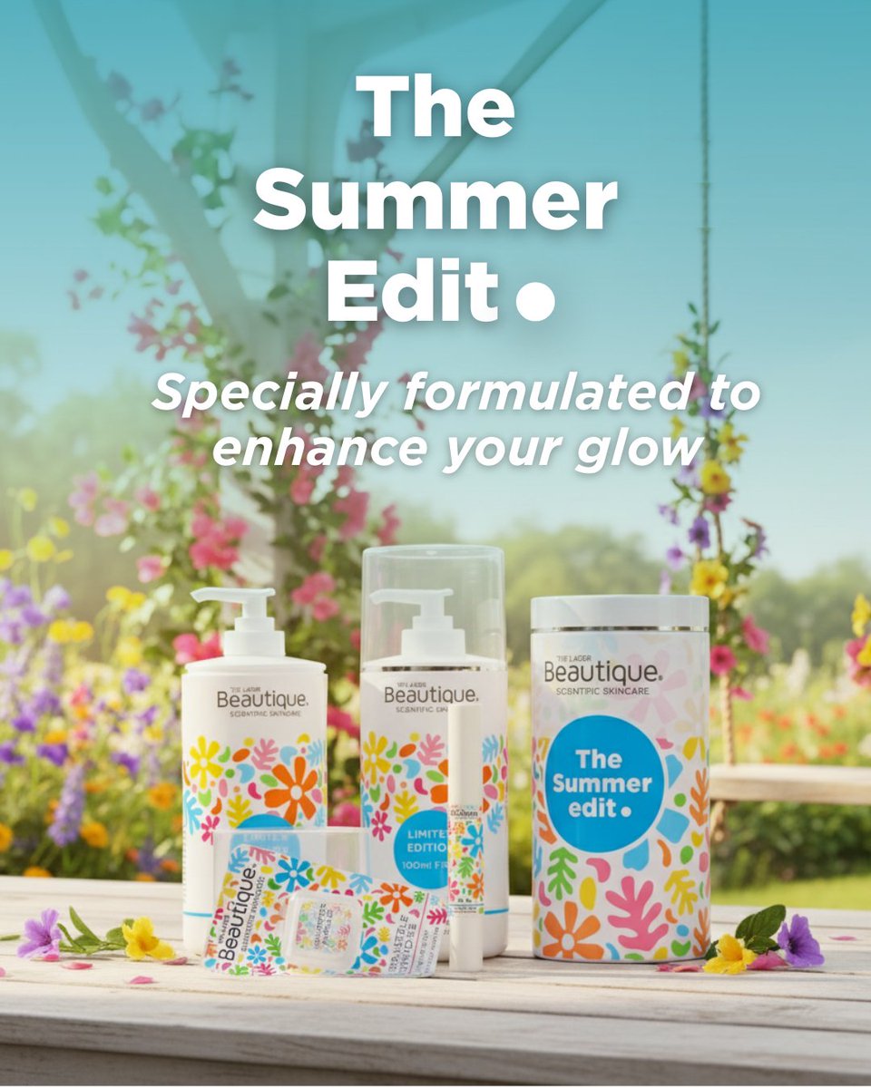 Ultimate summer glow-getter is here! ☀️ Cleansers just levelled up! Grab a 500ml Milky/Foamy Clean &amp; only pay for 400ml. Purchase any of our targeted serum + moisturiser duo kits, you’ll receive a FREE gift set! Available in-store
#TheLaserBeautique #SummerGlow #SkincareSale