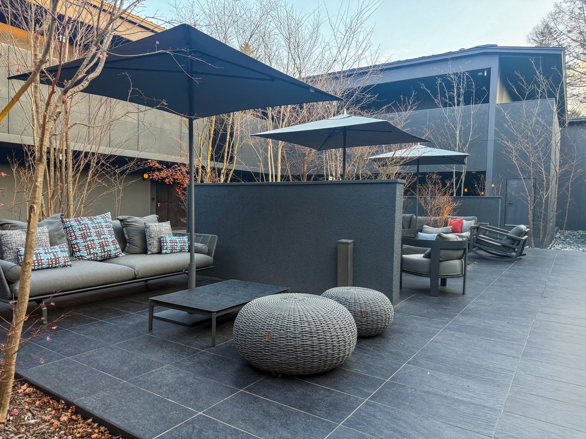 本日ふふ旧軽井沢で泊まります