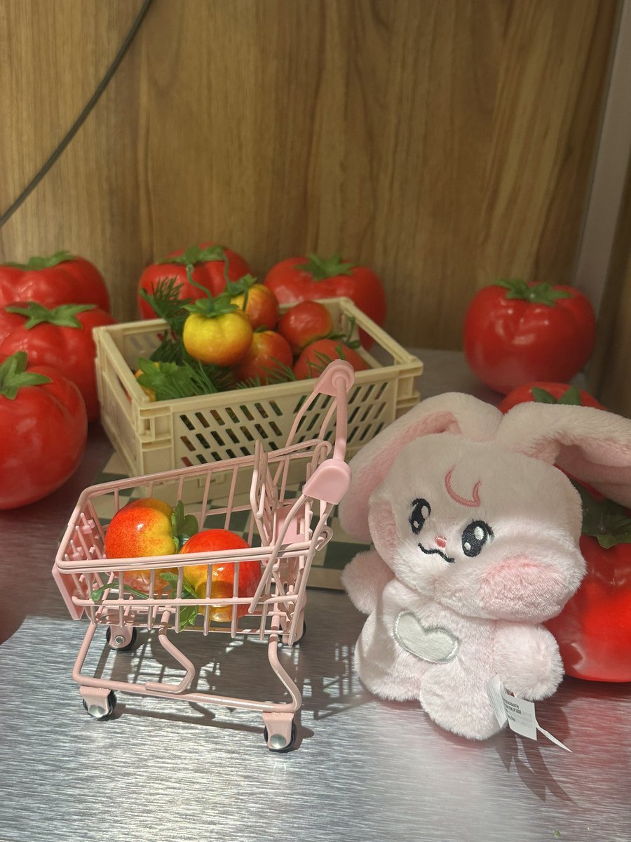 jaeminners's tweet image. kkyuping on her little journey. . . 🍄🍅