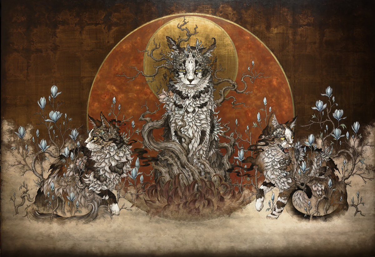 ヌー ゴヴィンダー・ナズラン 新品「Spirit Walker」 絵画 ヌー