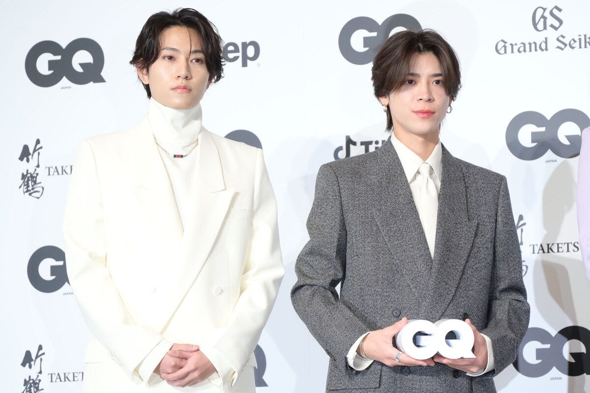 ◢◤◢◤ 授賞式レポ ◢◤◢◤
「GQ MEN OF THE YEAR 2025」

　　　🏆️ timelesz 🏆️

過去への称賛、未来への責任を背負った賞

レポ＆撮り下ろし写真はこちら📸
🔗natalie.mu/music/news/650…

松島聡、原嘉孝、橋本将生、篠塚大輝が
新しい価値観が混ざり合った2025年を総括

#GQJP_MOTY