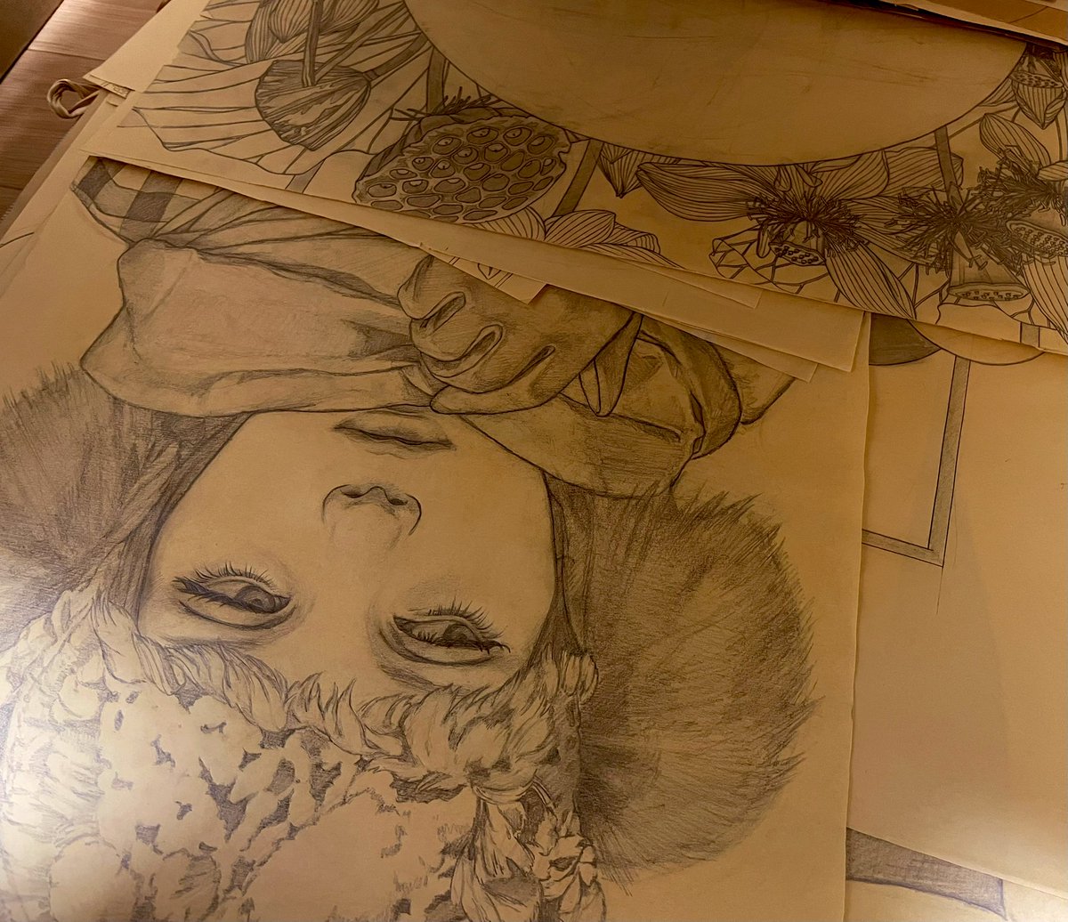 昔描いた下図大切にとってある✏︎