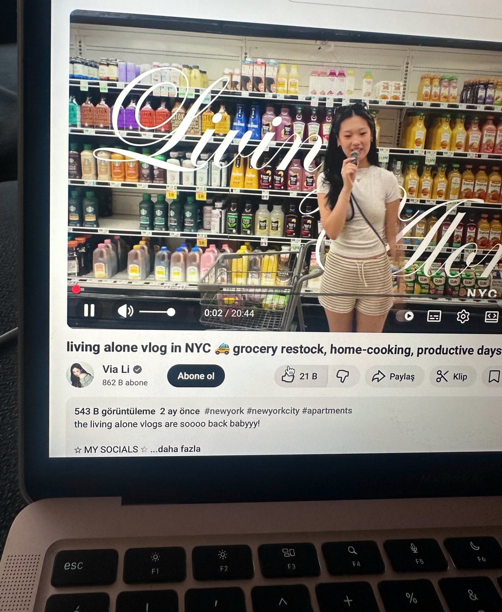 son zamanlarda izlediğim en akıcı vlog
oneri