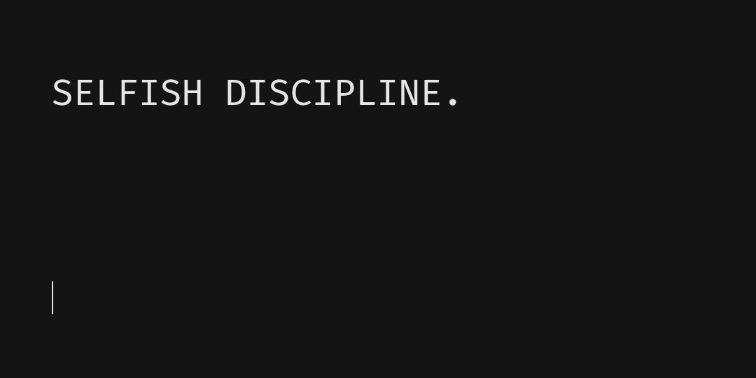 __BigJo's tweet image. You need a year in your life where 90% of the money you earn is spent on yourself.

A year of selfish discipline, not because you don’t care, but because you need space, peace, and resources to build the future that will later bless everyone around you.

During that year, you…