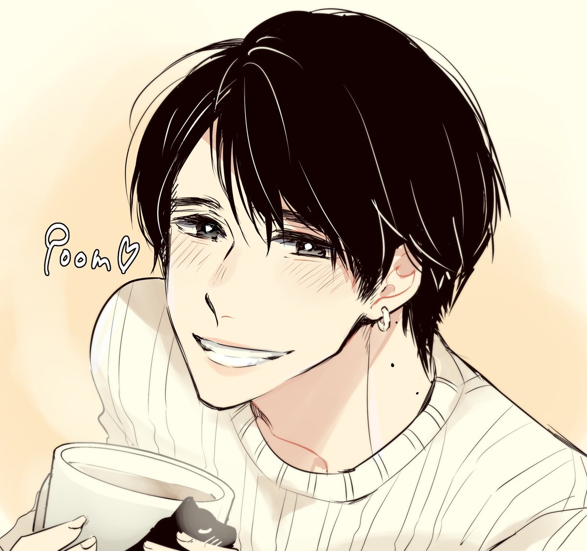 tano_shimi_39's tweet image. poom君の持つ「とても美しい青年の中に時折強烈に香る少年の気配」が好きすぎる………………くしゃっと笑う表情なのか無邪気な仕草なのかすごい少年のときある………好きです…………