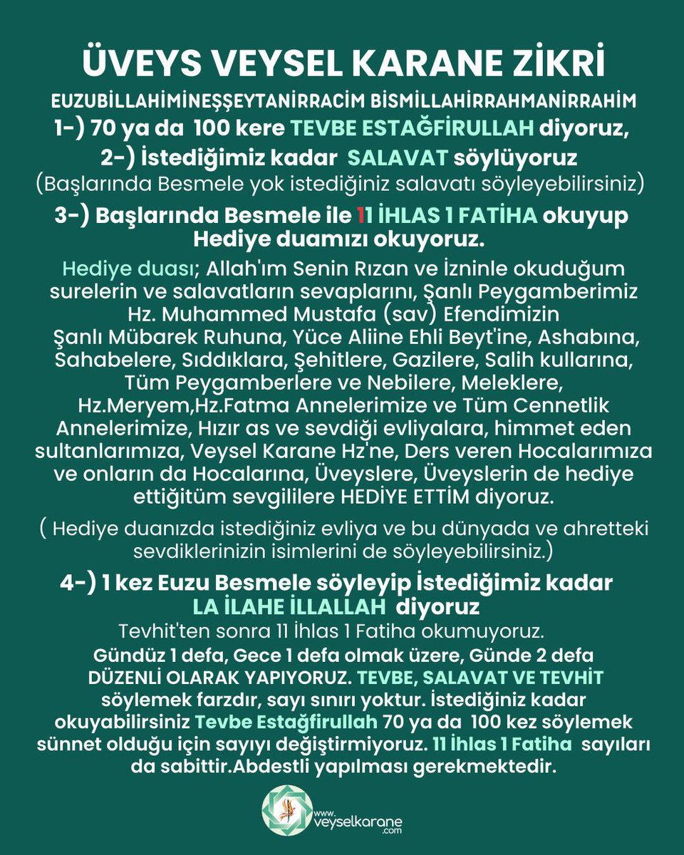 Gel, aşık sevgisi ile gel, mutlaka gel. Yaşayacaksın, başkalarının yaşadıklarını sen de yaşayacaksın. Başkalarının yaşadıklarını sen sadece dinlemede kalma,Yaşa ve Gör!
veyselkarane.com
#GSvFB #FbvGs 
#islam #dua #zikir #veyselkarane #gününsözü #üveyslik
