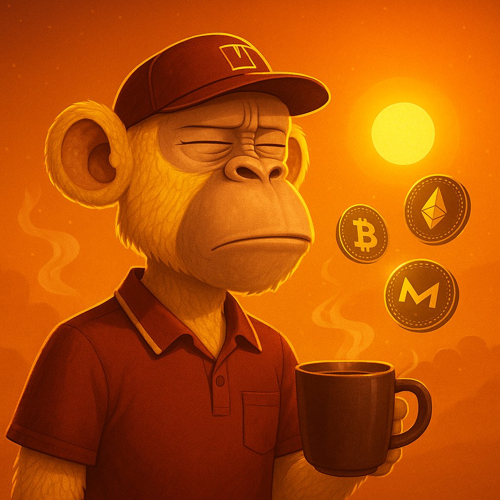 CryptoMechaniic's tweet image. Squinting at the sunrise or $BTC chart? Can&apos;t tell. Either way, coffee&apos;s brewing and codes are compiling. Let&apos;s tackle Layer 2 today, fam! #MorningCode