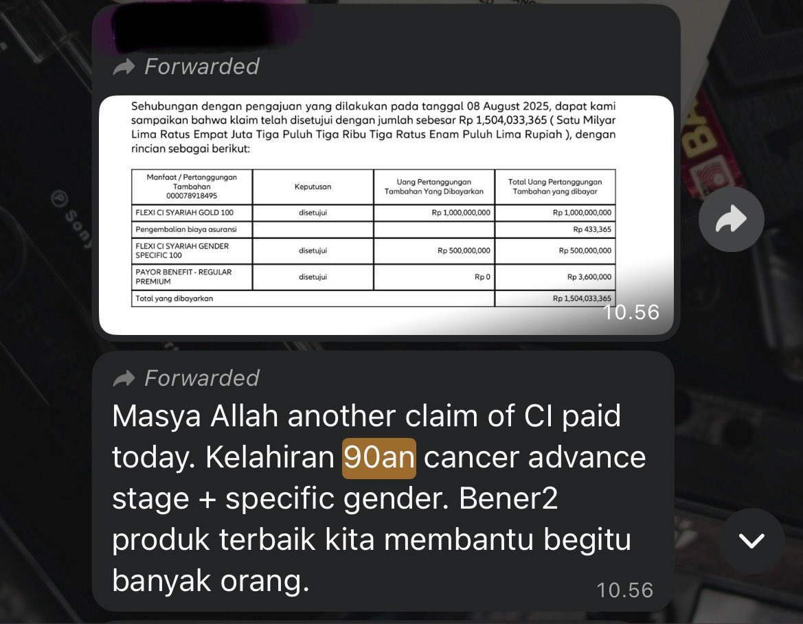 edofm_'s tweet photo. Alhamdullilah 1 keluarga ter proteksi dari Sakit Kritis, dan santunan pun sudah cair. Semoga uang santunan bermanfaat dan utk beliau semoga lekas sembuh!! #lifewithinsurance https://t.co/yQNWQg8KW1