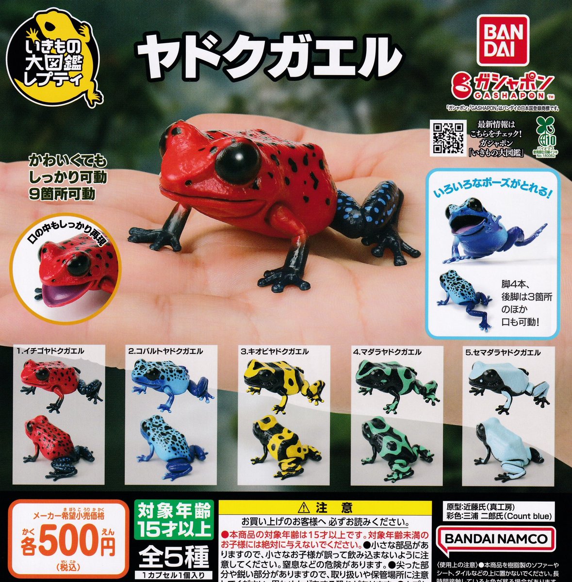 ❌完売商品のお知らせ❌ ▶︎いきもの大図鑑レプティ ヤドクガエル