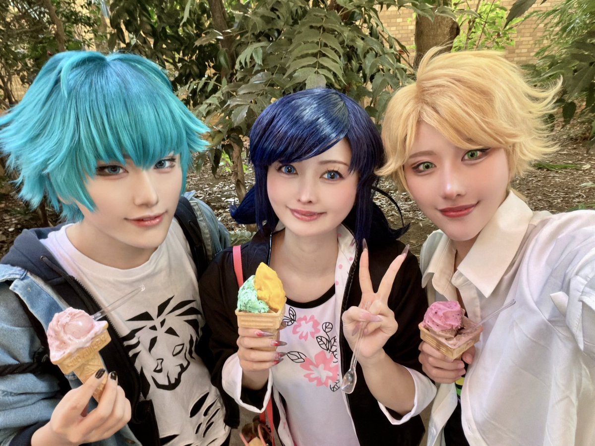 Syamu_Neko__'s tweet image. ❤️🖤💚ミラキュラス🐞🐈‍⬛🐍