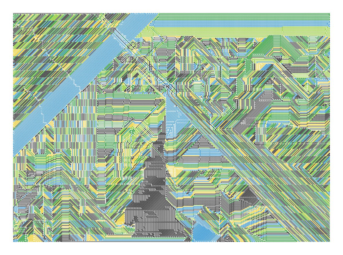 CCDDBB's tweet image. Plottable Mess #234

#javascript #plotterart #plottertwitter #generativeart #genart #digitalart #abstractart #graphicart #nftart