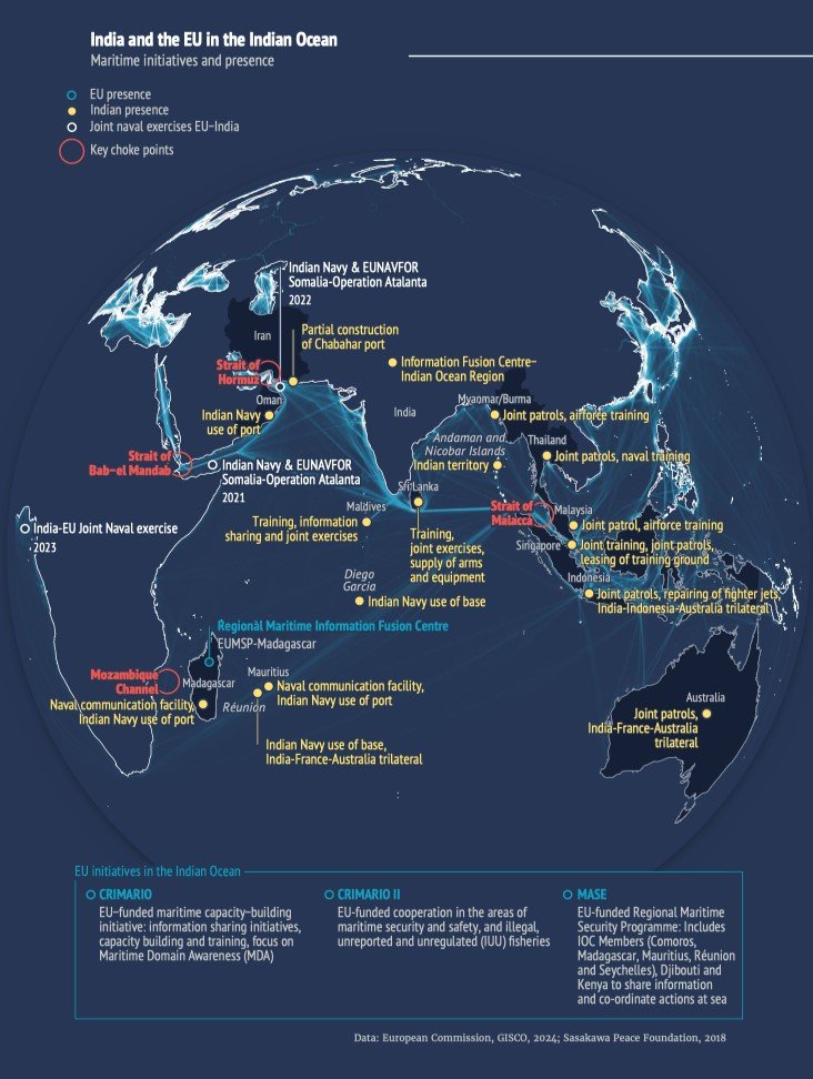 #Geopolítica #AnálisisIEEE
#India y #Europa atraviesan un momento propicio para intensificar su colaboración estratégica y económica.

📄 "Relanzamiento de la relación entre India y Europa: actores y sectores clave en la era Modi"
✍️ Amaia Sánchez-Cacicedo