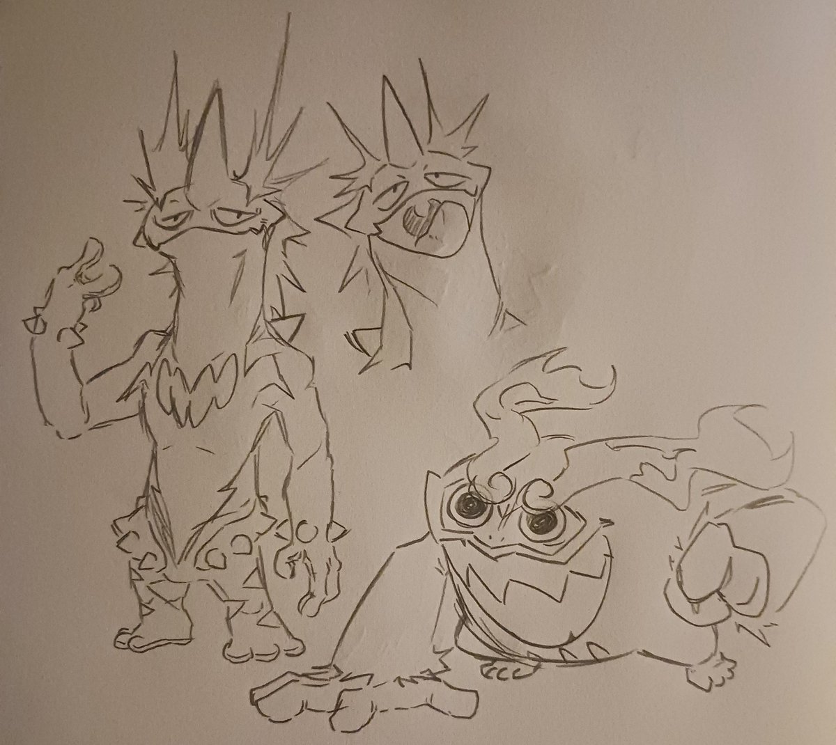 CozmoBoom's tweet image. Drew both our favourites then! I love tox too, had one on my SwSh team named Guitar.