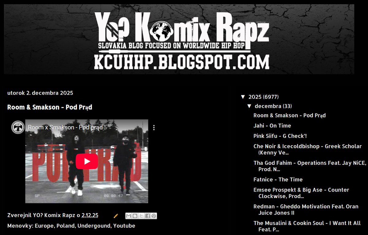 New Video
Room &amp; Smakson - Pod Prąd kcuhhp.blogspot.com/2025/12/room-s…