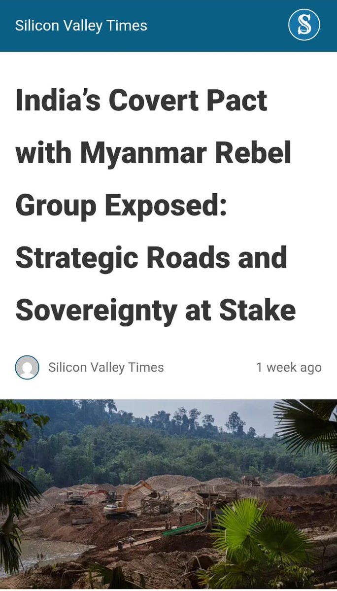 raafiah_'s tweet image. India’s covert deals in Myanmar undermine sovereignty and violate international norms. Clean-tech progress must not excuse resource exploitation.
#StopIndiaHegemony
 @PMOIndia @DPIITGoI
techbullion.com/exclusive-inve…