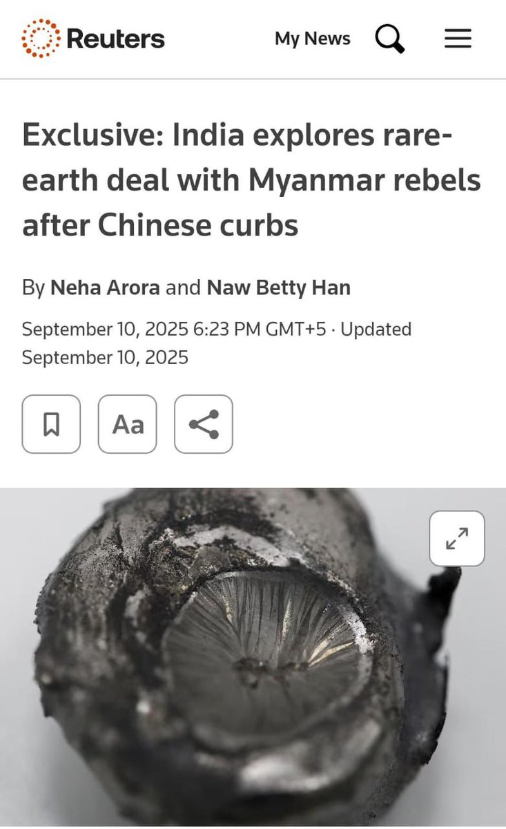 raafiah_'s tweet image. India’s covert deals in Myanmar undermine sovereignty and violate international norms. Clean-tech progress must not excuse resource exploitation.
#StopIndiaHegemony
 @PMOIndia @DPIITGoI
techbullion.com/exclusive-inve…