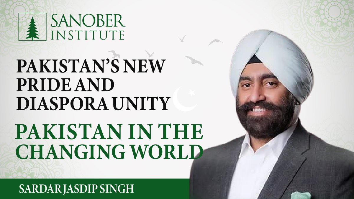 sanoberInsti's tweet image. Sardar Jasdip Singh, Sikh advocate and businessman from America, praises Pakistan’s civil‑military synergy, economic stability, and the diaspora’s growing pride in the country’s global relevance.